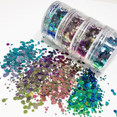 Chameleon Glitter Tower Set of 4